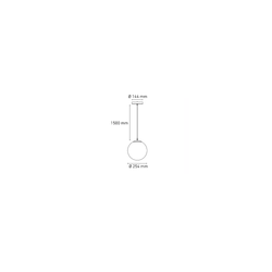 Lámpara colgante LED esfera GLOBE 10"    L1403-B00 Magg