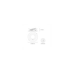 Lámpara downlight spot LED M 1400 45° 16W luz neutra 4000K Blanco L5024-1I9 Magg