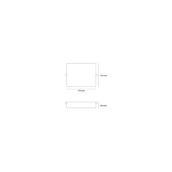 Lámpara LED Arbotante sobreponer pared Fortune Cosmo s/foco MQ04127-B
