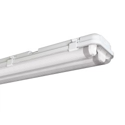 Lámpara LED gabinete techo sobreponer GAMMA LED T8 B 2x16W luz fría 6000K Gris L6869-530 Magg