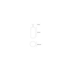 Lámpara LED Luminario Colgante techo Ara Cosmo s/foco MQ03325-C
