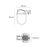 Lámpara LED luminario exterior fotocelda Bullet Cosmo s/foco MQ03897