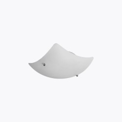 Lámpara LED Plafón techo sobreponer Omega Cosmo sin foco color blanco MQ03701