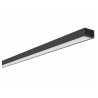 Lámpara lineal tira LED BL FLAT 1800 Potencia alta 35W luz fría 6000K Negro L6419-330 Magg
