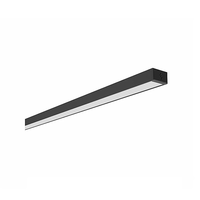 Lámpara lineal tira LED BL FLAT 900 Potencia alta 18W luz cálida 3000K Negro L6442-3E0 Magg