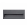 Lámpara muro exterior de cortesía SW 30 AL Empotrar 5W luz neutra 4000K Blanco L7017-6I0 Magg