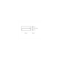 Lámpara muro exterior de cortesía SW 30 AL Empotrar 5W luz neutra 4000K Blanco L7017-6I0 Magg