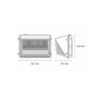 Lámpara pared exterior LED WALLPACK 85W luz fría 6000K  L7265-630 Magg