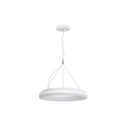 Luminaria colgante decorativa DONNA 40 LED 27W luz neutra 4000K Blanco L6712-1I0 Magg