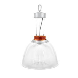 Luminaria LED colgante industrial CAMPANA 14/50 52W luz neutra 4000K Naranja L5806-KI0 Magg