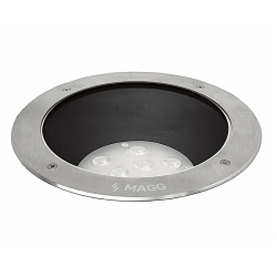 Luminaria piso exterior empotrar EP 220 46° 22W luz neutra 4000K Acero inoxidable L7340-9IM Magg