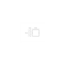 Luminaria plafón LED sobreponer exterior CEILING 125 LED 10W luz cálida 3000K Blanco L5250-1E0 Magg