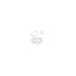 Luminario downlight LED POINTS AP II 15° 61W luz neutra 4000K Negro L5912-YIK Magg