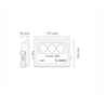 Reflector LED exterior KR FLAT 35 7° 8W luz neutra 4000K  L7423-6IH Magg